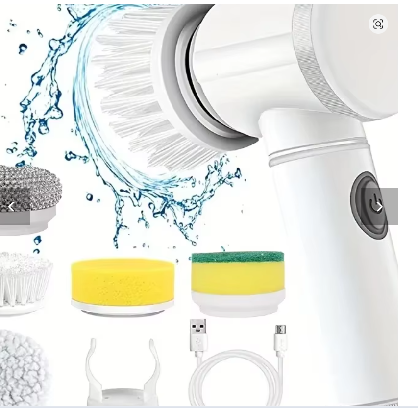 electric spin scrubber
